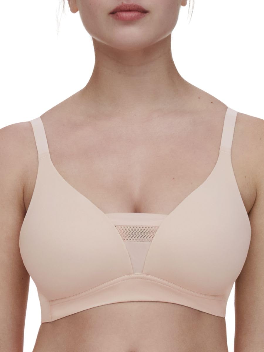 Chantelle Women's Nude Blush Easy Bliss Wireless T-Shirt Bra, 32E