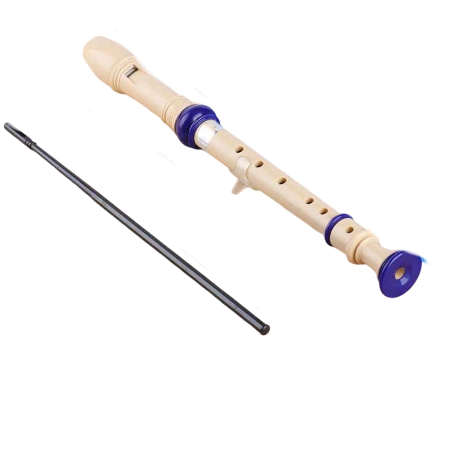 Flauta Dulce Instrumento Musical Alto GC Major Recorder Principiantes Instrumento De 6 Agujeros Para Adultos(6-hole blue)