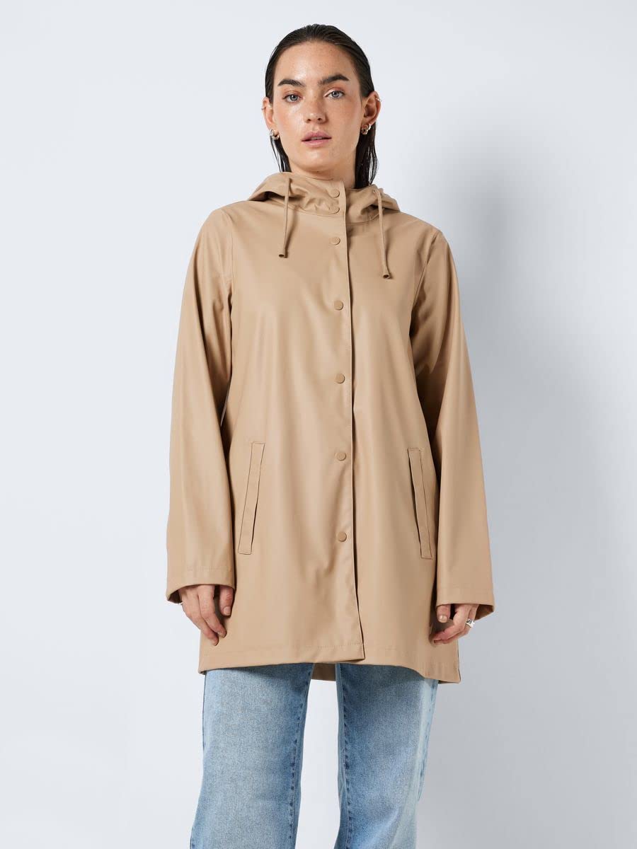 NOISY MAY Damen Nmsky L/S A-line Raincoat Noos Regenmantel
