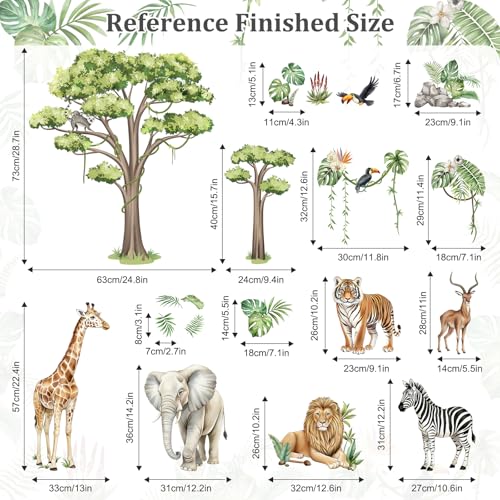 Vinilos Decorativos Jungle Safari para Niños miniatura 5