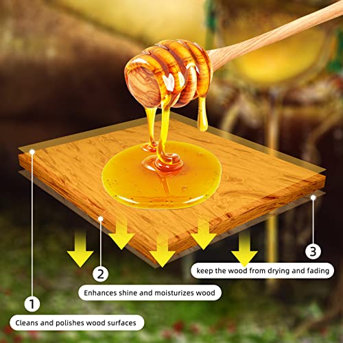 Furniture Bees Wax,3Pcs Furniture Polish Bees Waxing Repair Wood Wax For Furniture, Floor, Tables, Chairs, Cabinets #TOP5