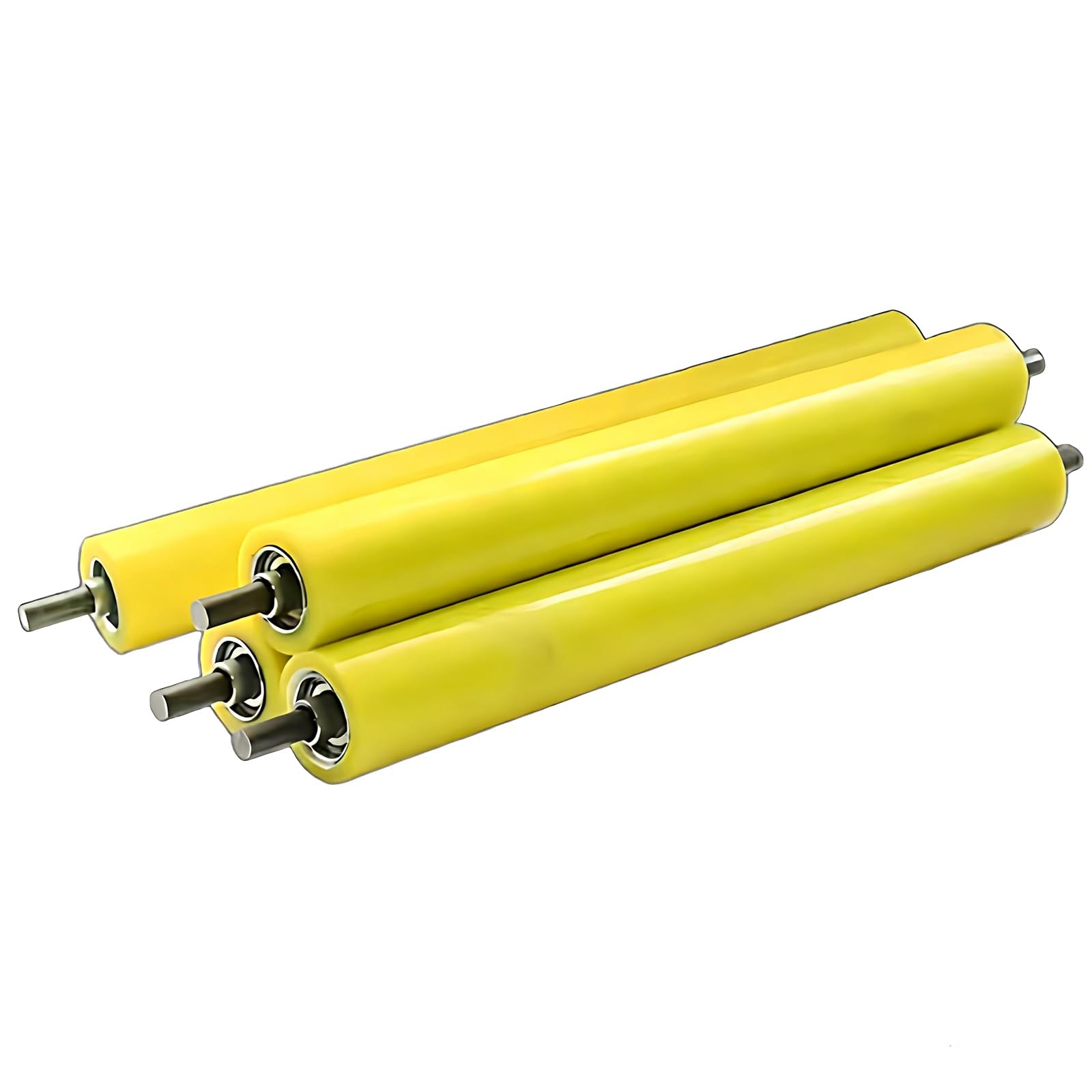 Rouleau de remplacement de bande transporteuse enduit de polyuréthane personnalisable(200mm 4pcs)