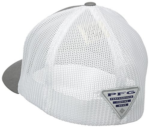Columbia Pfg Mesh Ball Cap, Titanium/Fish Flag, Small/Medium #TOP1