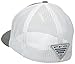 Columbia PFG Mesh Ball Cap, Titanium/Fish Flag, Large/X-Large