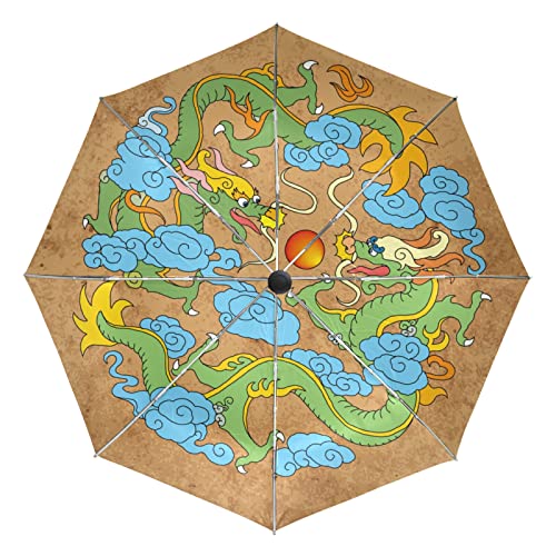 Parapluie pliant Vnurnrn pour voyager léger sous la pluie ou au soleil