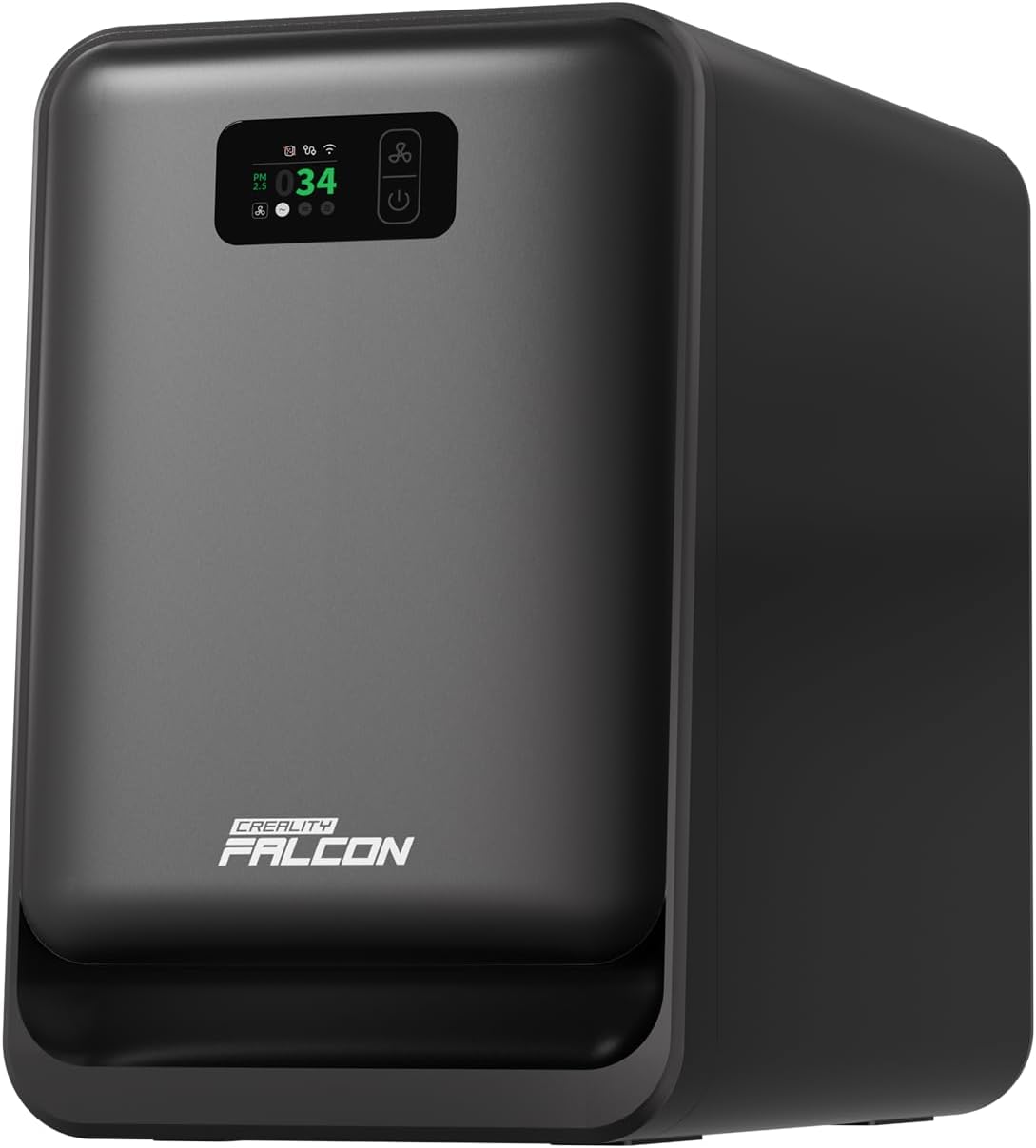Creality Falcon AP1 Laser Smoke Purifier with WiFi Control, 5-Stage Filtration, PM2.5 Air Quality Monitor, 250m³/h Airflow, for Falcon A1 Series Laser Engraver