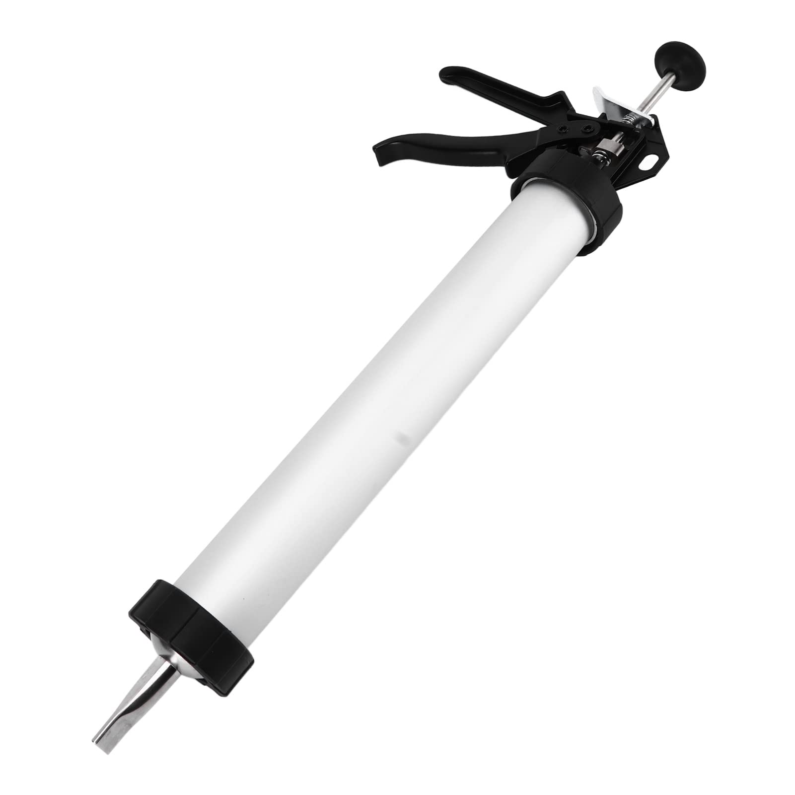 Jerky Gun Beef Stick Maker Kit di Strumenti di Cottura Semplice da Usare con Ugello Piatto Rotondo per gli Amanti della Carne, 15 Pollici
