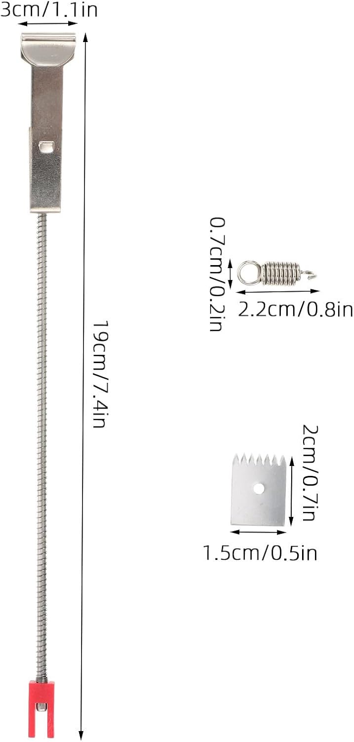 iplusmile 3pcs Plant Tying Tool Spare Parts Metal Spring and Pin Accessories for Grapes and Cucumbers with Universal Compatibility for Vineyard and Greenhouse Use image 2