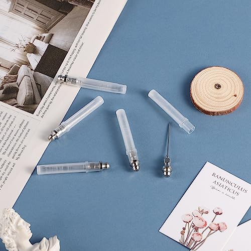 TOYMIS 5 Teilige Fett Injektornadel, Klein fett nadeldüse tragbare und abnehmbare Fettnippel Schmiernippel Nadel, Luftdüse Fettwerkzeug