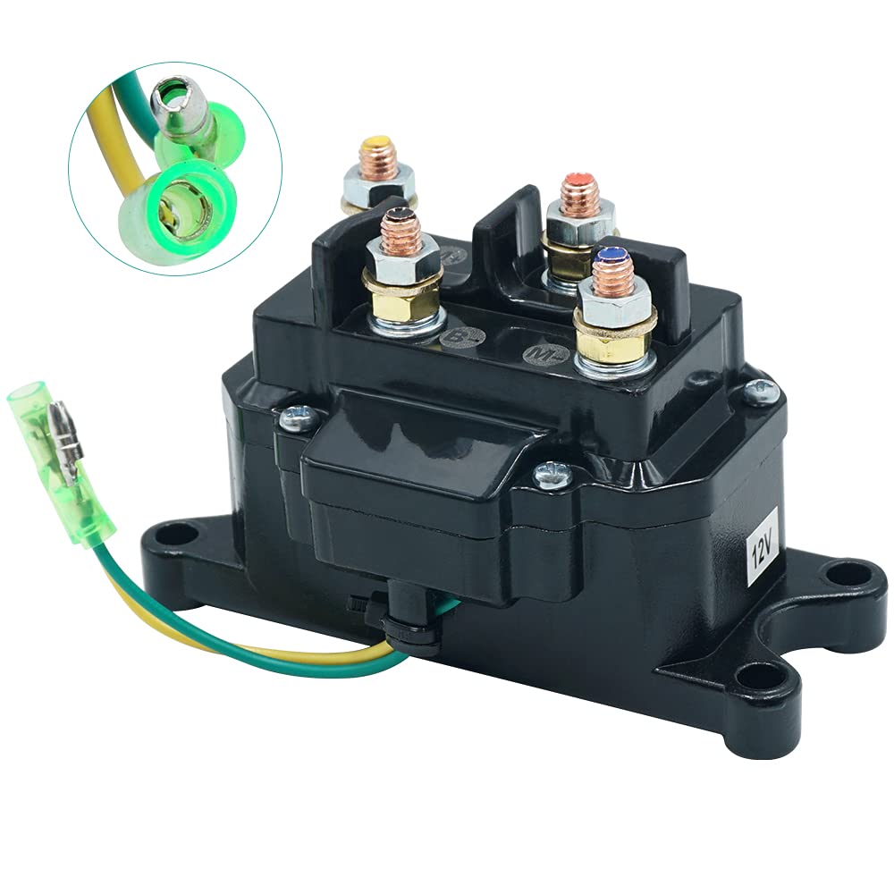 Buy Triumilynn ATV Winch Solenoid 12V Solenoid Relay Contactor Winch