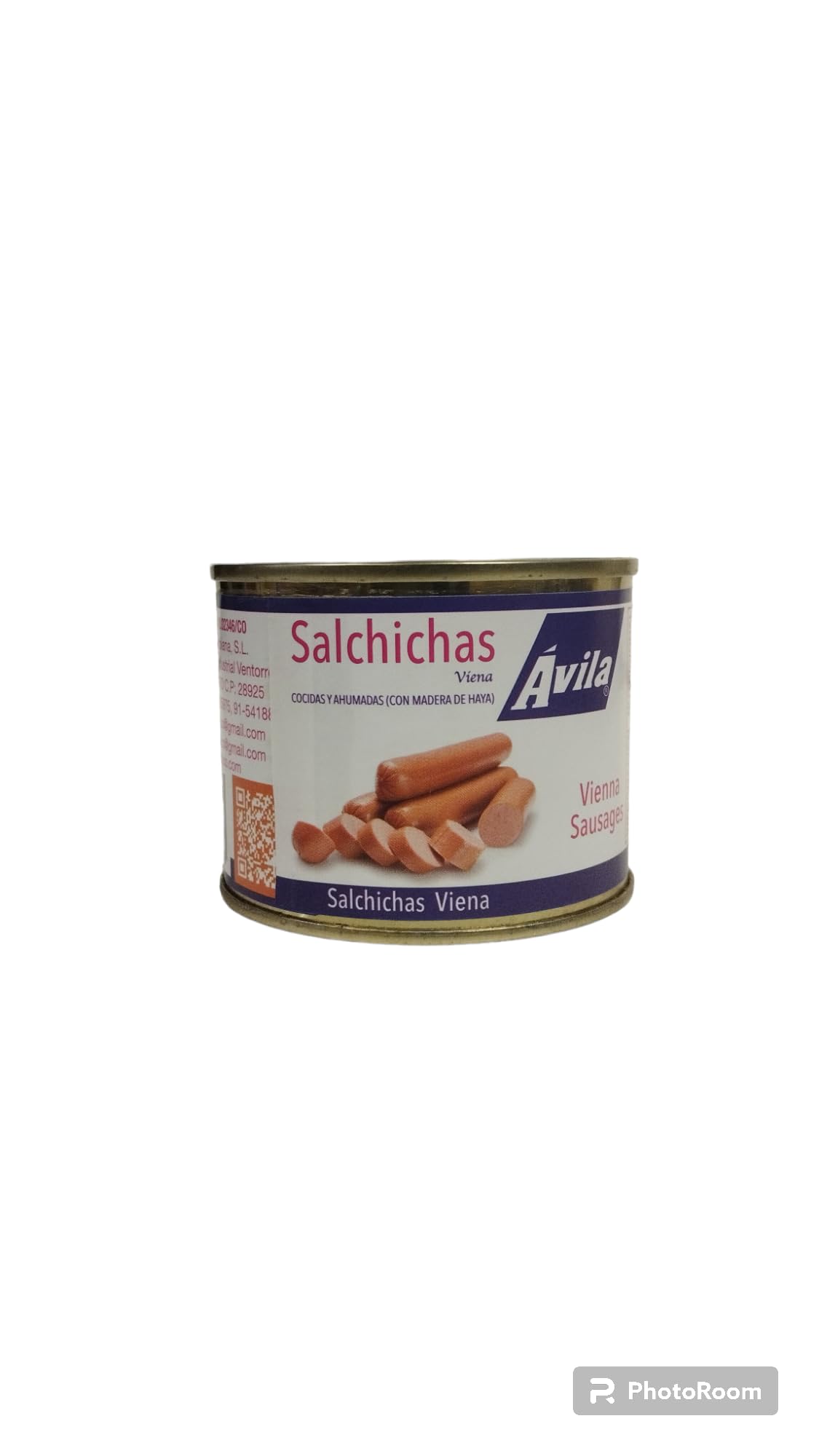 Salchichas Viena En Lata - Ávila - Cocinadas y Ahumadas (Con madera de haya) - 210 g