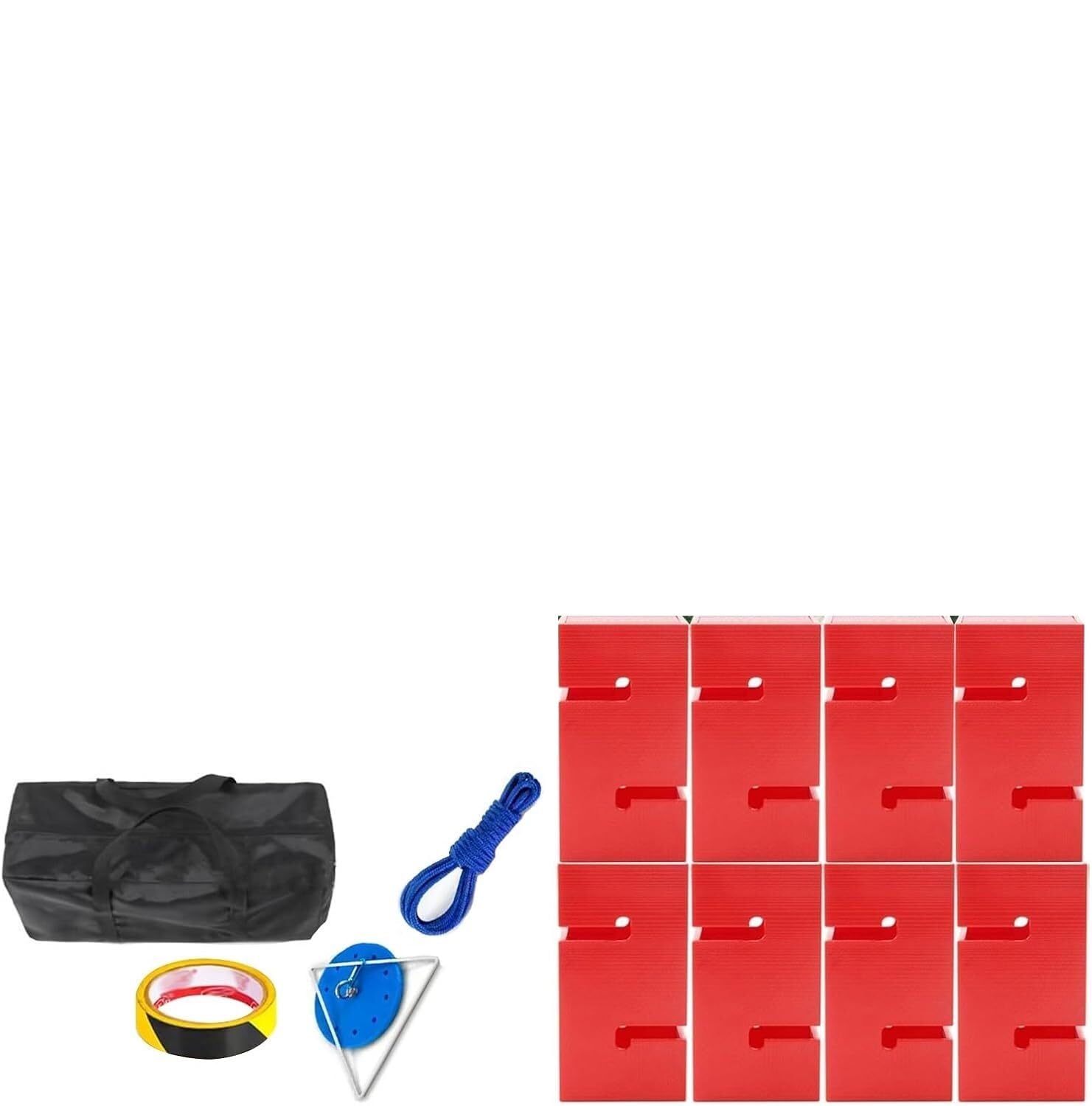 polegające na budowaniu wież z klocków, Zestaw do gry w klocki budowania zespołu i wieża układania stosy Wielokolorowy 5/8/10 szt(Red,8PCS)