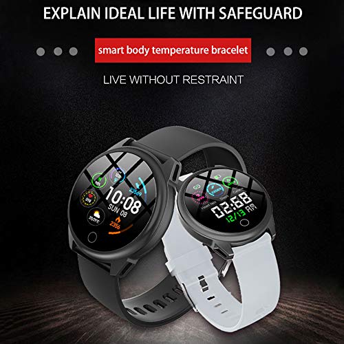 Honorall T8 Relógio Inteligente Rastreador de Fitness Pulseira de Temperatura Corporal Relógio Pulse