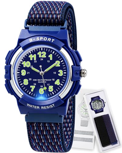 Image of Juboos Kids Watch Analog for Boys Girls Teens Waterproof Sport Wristwatch