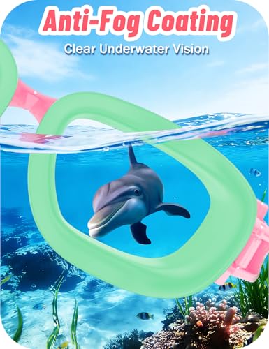 Image of Vvinca Kids Swim Goggles, Swimming Goggles for Kids 3-14 Anti-Fog UV Protection No Leak Pool Glasses for Boys Girls