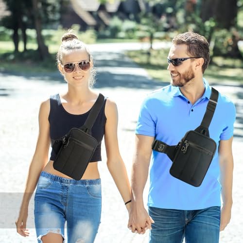 Image of Mini Sling Bag for Men Crossbody,Small Chest Bag Casual Trendy Waterproof Lightweight Phone Crossover Daypack