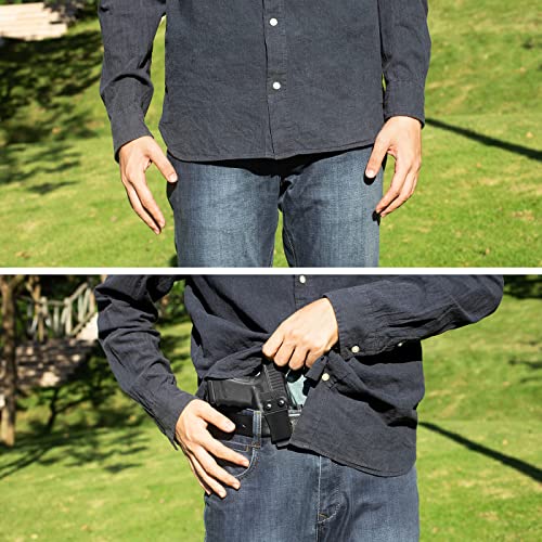 Image of IWB Kydex Holster for Sig Sauer P365 / P365X / SAS with with TLR-6 / TLR-6 HL Attached - Optics Ready Available - Inside Waistband Concealed Carry Holster, Adj. Cant & Retention, Not Fit P365X-MACRO