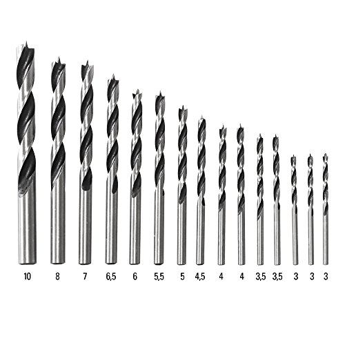 Wood Drill Set 15 Pieces, No Color - Image 4