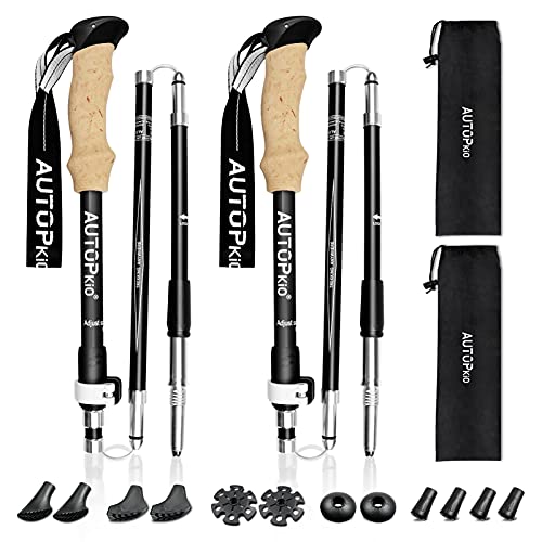 Bastoni Trekking Pieghevoli DOBESTS - Regolabili 110-130 Cm, Lega Alluminio 7075, Per Escursionismo - Foto 9