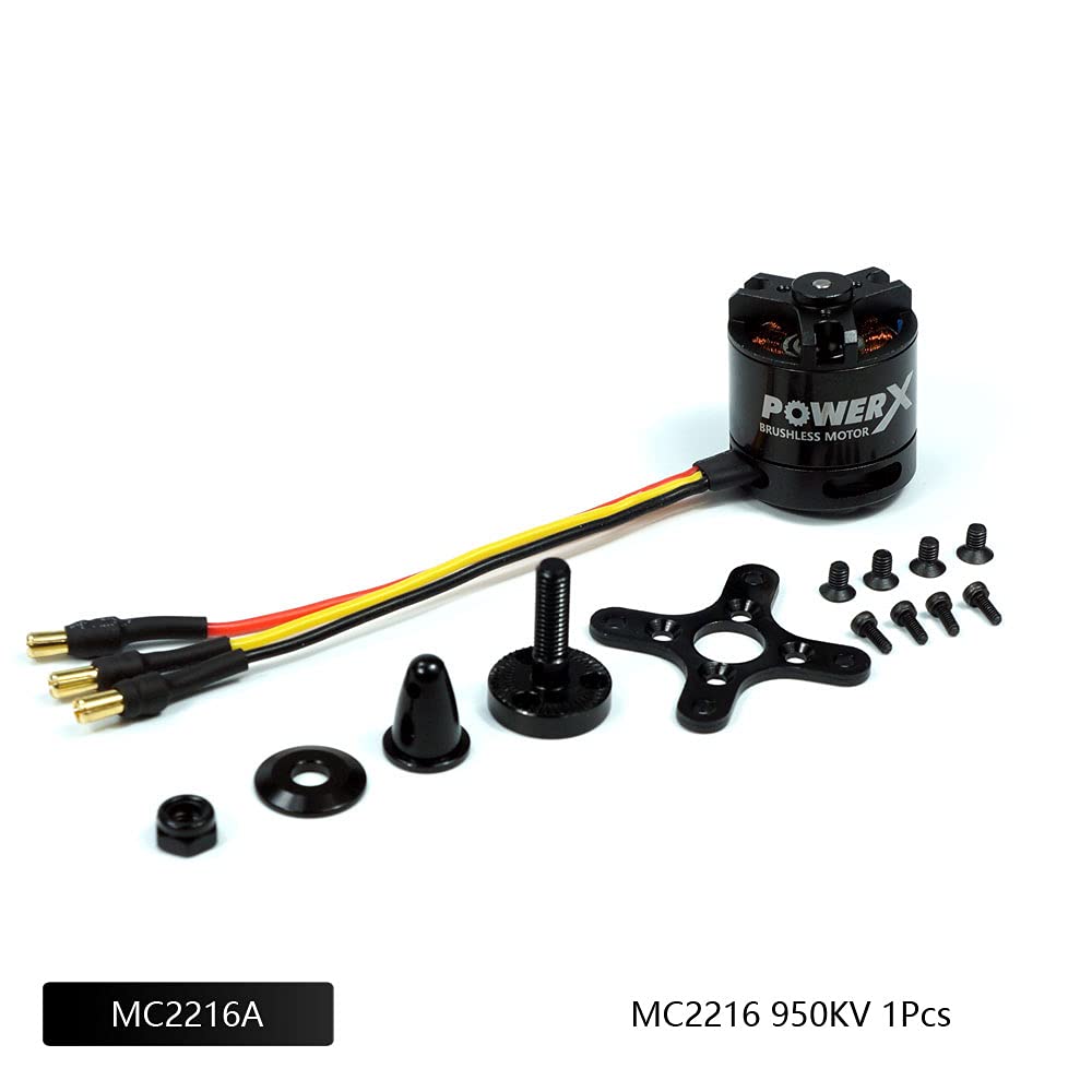 Brushless Metal Motor MC2216 950KV Micro Outrunner Motor Power Supply (1pc)