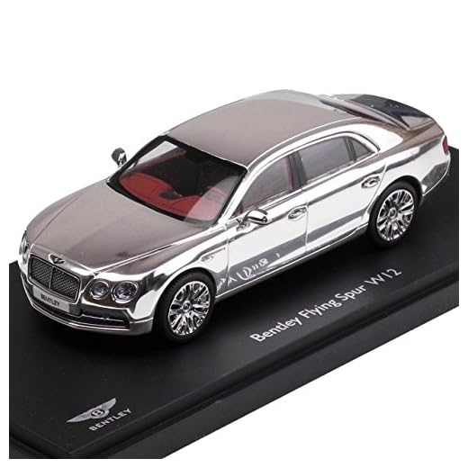 Kyosho Spur Escala 1:43 Bentley Flying W12 Coche (Plata)