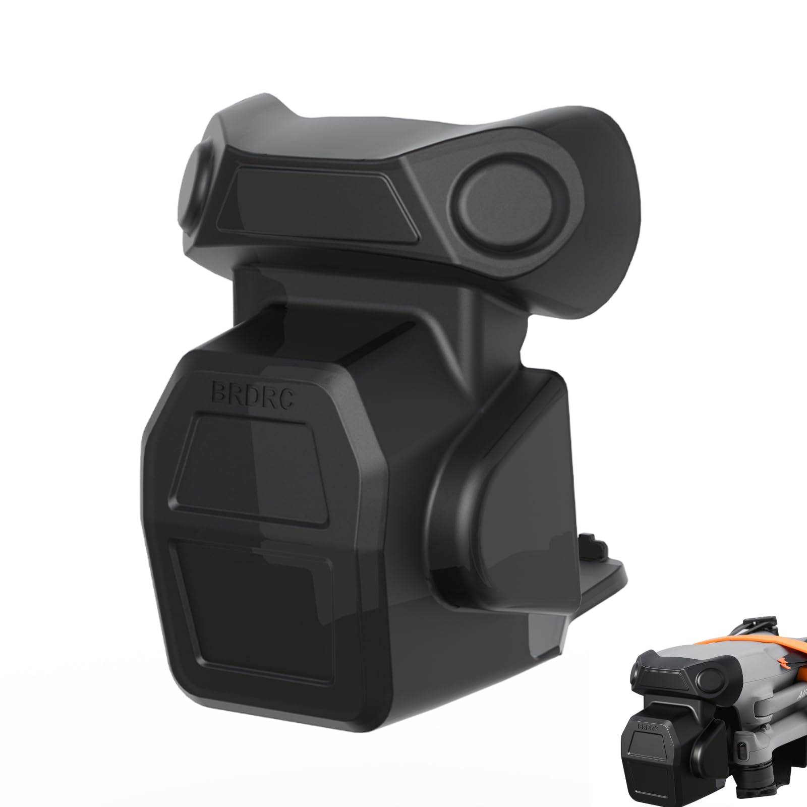 Drone Lens Protector for DJI Air 3S Gimbal Lens Protective Cover Dust Cover Fixed Carabiner Gimbal Protective Cover Accessories