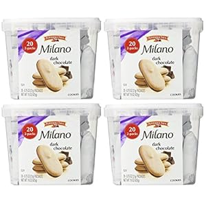 Pepperidge Farm Milano Double Chocolate Cookies, 4Pack of 15 Ounce