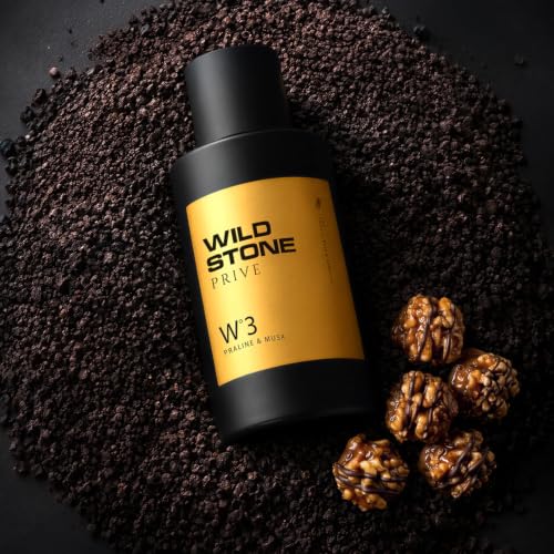 Image of Wild Stone Prive Praline & Musk Parfum for Men 100ml | Luxury Long Lasting Perfume | Warm, Vanilla & Gourmand Fragrance | Premium Men's Perfume
