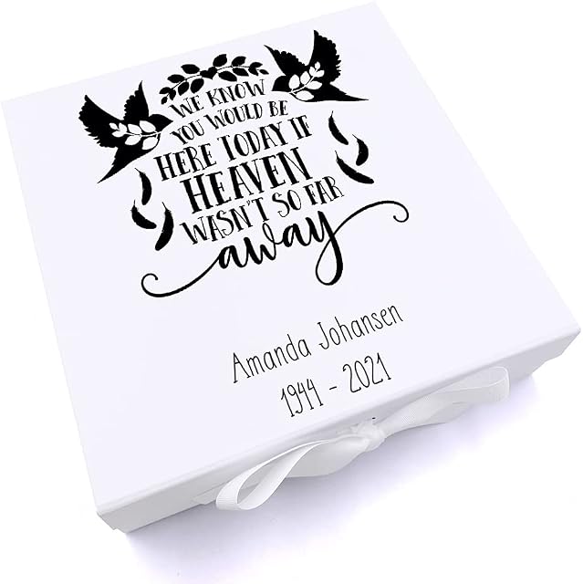 ukgiftstoreonline Personalised We Know You Would Be Here Remembrance Keepsake Memory Box (Large)