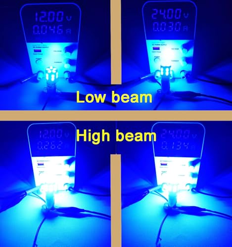 Image of 1142 BA15D H /L LED Bulb Blue 1076 1176 1004 RV Light Bulb for Car Lanscape Camper RV Truck Interior Tail Light DC 12V-24V (Pack 2)