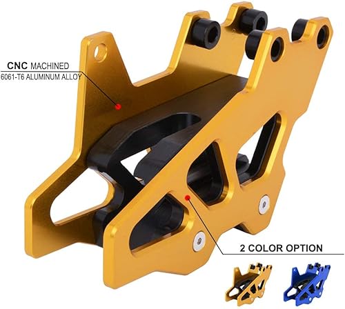 Miniatura 8 de AnXin Guardia de cadena de motocicleta Guardia de protección CNC para DRZ400 DRZ400E DRZ400S DRZ400SM DRZ250 RM125 RM250 RMZ250 RMZ450 RMX450Z Oro