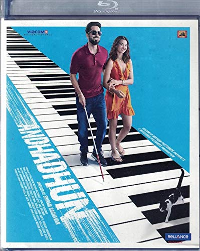 Andhadhun Brand New Single Disc Blu Ray Hindi Language English