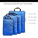 COVAX 4 Set Compression Packing Cubes, Travel Luggage Organizers and Storage Packing Cubes, Blue