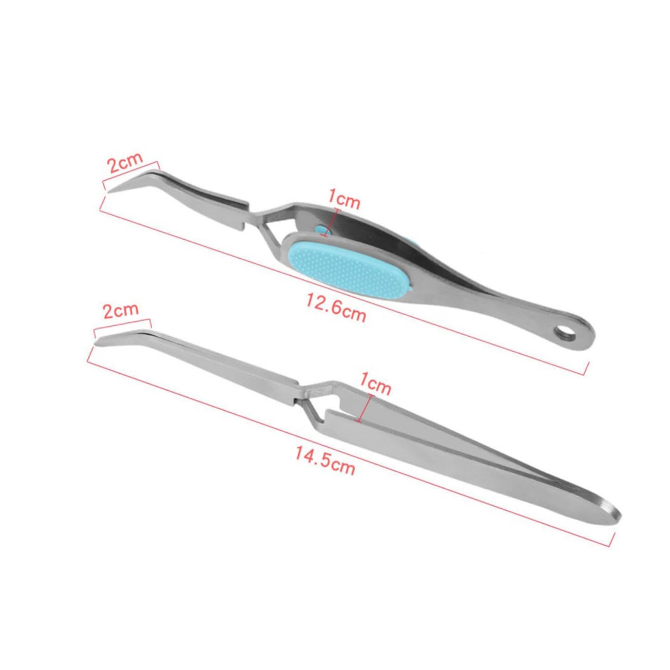 Didiseaon Nail Shaping Tweezers Stainless Steel Material Manicure Tweezer Cuticle Pusher Tool Nail Art