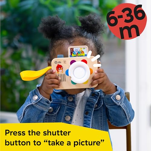 Baby Einstein, Hape Learning Lens Spielzeugkamera – Lernkamera Für Babys Ab 6 Monaten, Vermittelt Farben & Feinmotorik, 6 Farben In 4 Sprachen, 30+ Sätze, Melodien & Kameratöne