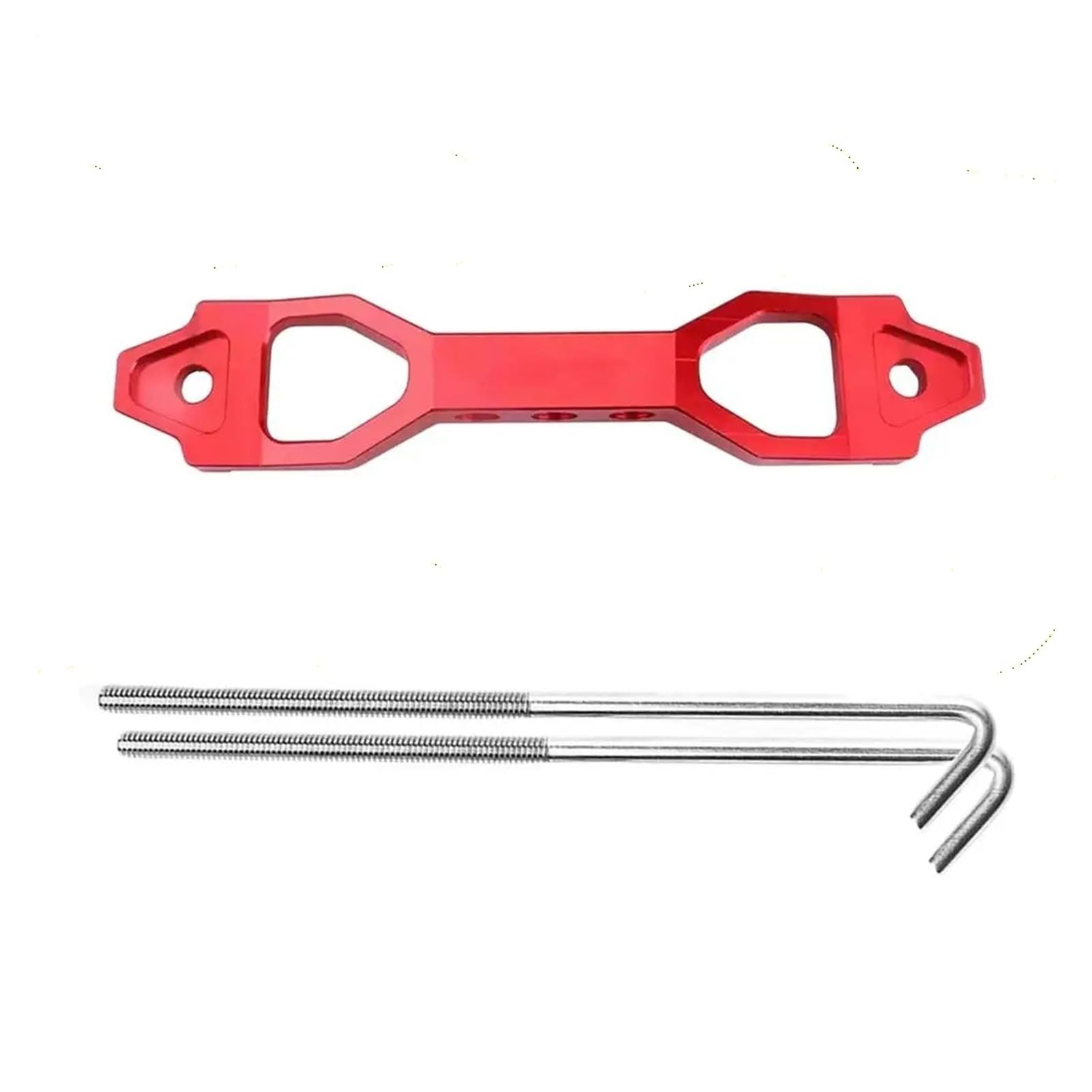 200/250mm Tie Down Bracket Aluminum Car Accessories Space-Saving Trays Automotive Replacement Mount Vehicles(19/20cm)
