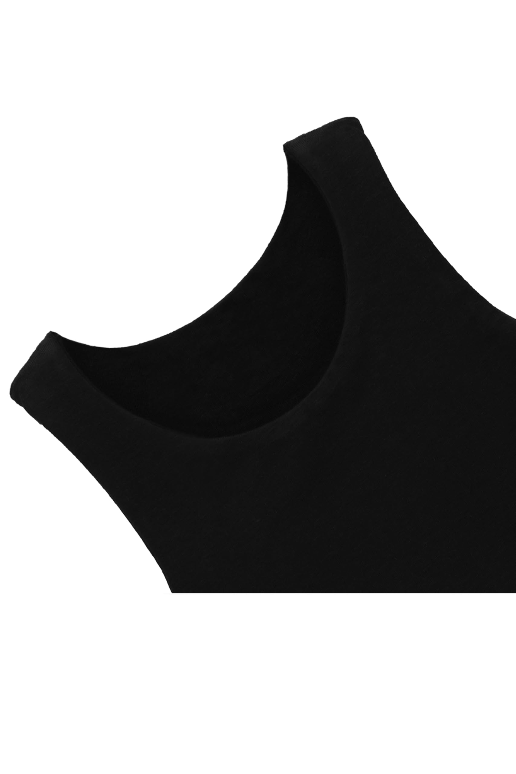 Lilax Basic Crop Tank Top T-Shirt Fille