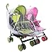 Qians Baby Zanzariera VFYee Bug Net per passeggini vettori seggiolini Auto culleperfect per Twin Double Passeggino Large Elastico Traspirante Nice