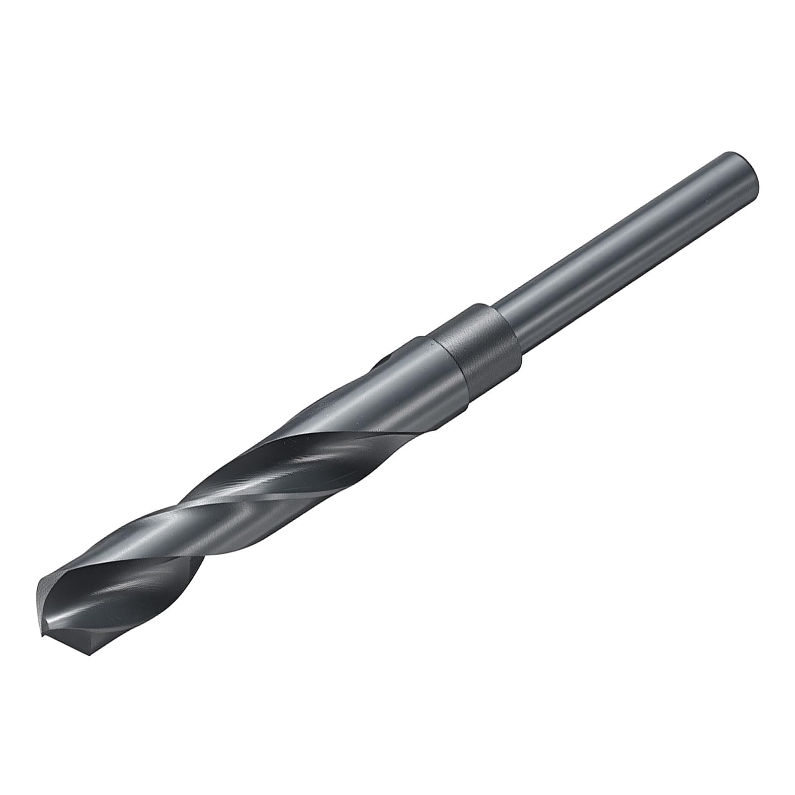 sourcing map 14.7mm (37/64") Drill Bit 3/8" Reduced Shank M2 High-Speed Steel Nitriding Black 135° Bits for Hard Metal Stainless Steel Professional