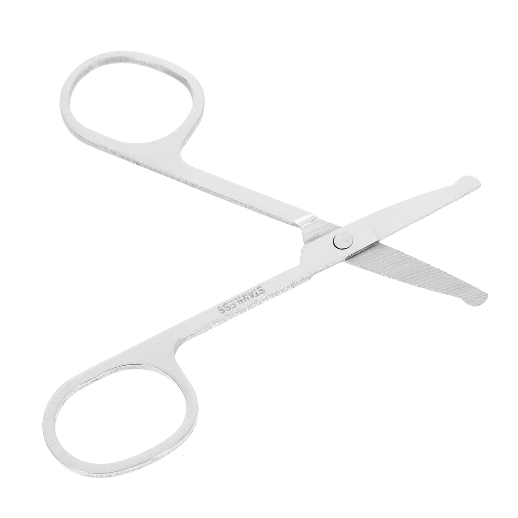 FOMIYES Nose Hair Scissors Stainless Steel Eyebrow Trimmer Precision Nose Hair Remover