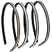 Produktbild LONEEDY 4 Pack Fashion Rhinestone and Crystal Hard Headbands, Non-slip Teeth Hairband for Women