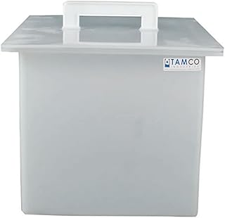 Tamco Industries 11 Gallon Polypropylene Tank - 12inch L x 12inch W x 18inch Hgt.