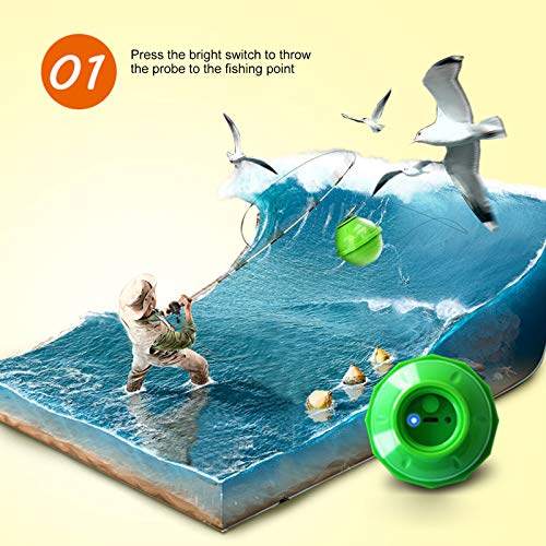 woyada WiFi Smart Draadloze Fishfinder, Draagbare 125 khz Sonar Vissendetector Visueel Visapparaat, WIFI Afstand - 70 M, compatibel met IOS Android - Image 5