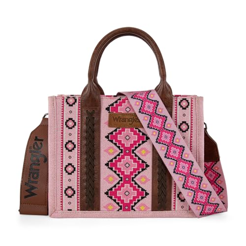 Image of Wrangler Aztec Tote Bag for Women Boho Shoulder Purses and Handbags