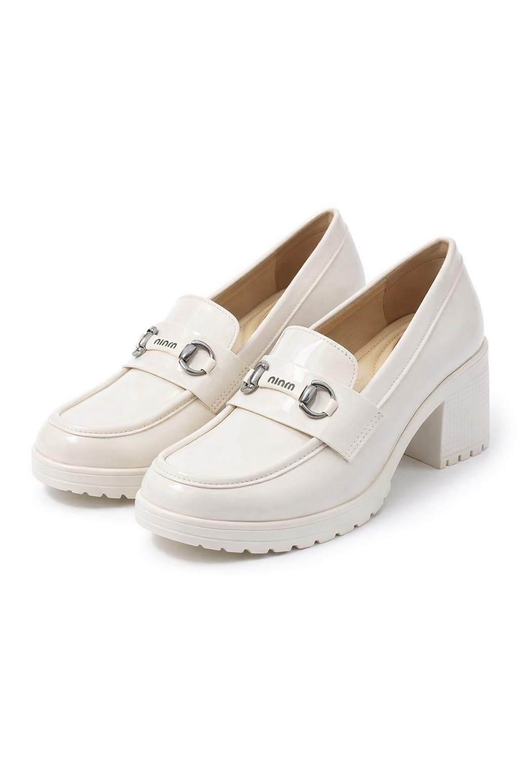 Women’s White Formal Shoes | Elegant Slip-On Loafers | Comfortable & Lightweight | Office, Daily-image-2