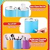 Tandefio 16 Pcs DIY Coin Piggy Bank Metal Money Piggy Bank Saving Box Operation with 24 Acrylic Paint Markers Craft for Creative Gift Boys Girls Birthday Party Supplies (Multicolor) #2