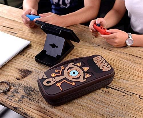Travel Carrying Case for Nintendo Switch, Hard Travel Carry Case Shell Pouch Embossed with Zelda Breath of The Wild, Protective Portable Carry Case Bag for Nintendo Switch Console & Accessories