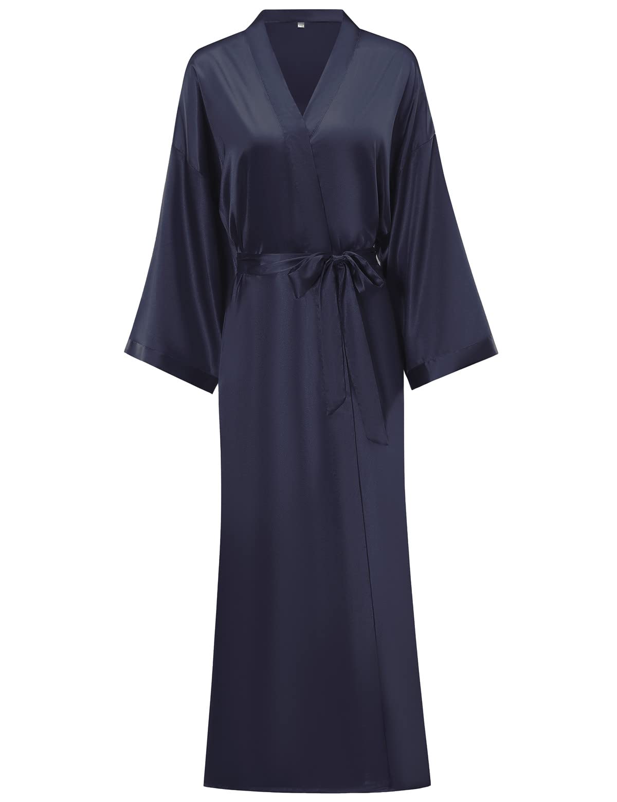 V VaborousWomen's Soft Long Satin Robes Long Silk Robes Full Length Robes Kimonos Silky Bath Robe Dressing Gowns