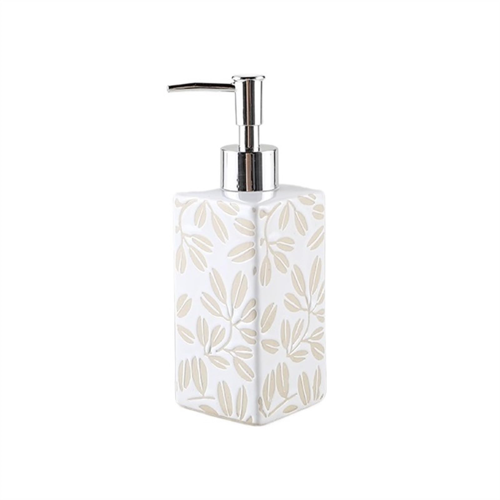 soap dispenser, Soap Dispenser,Kitchen, Square Countertop Ceramics Dispensers 350ml/11.8oz Bathroom Hand Lotion