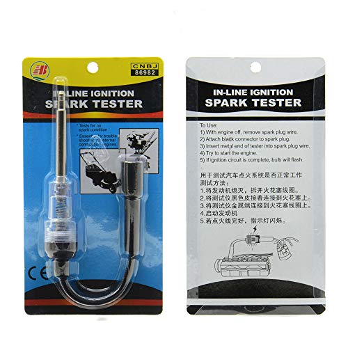 XUBX Auto Spark Plug Tester, Bougie Tester, In-Line Spark Plug Engine Ontsteking Tester, Autos Diagnostic Test Tool… - Image 8